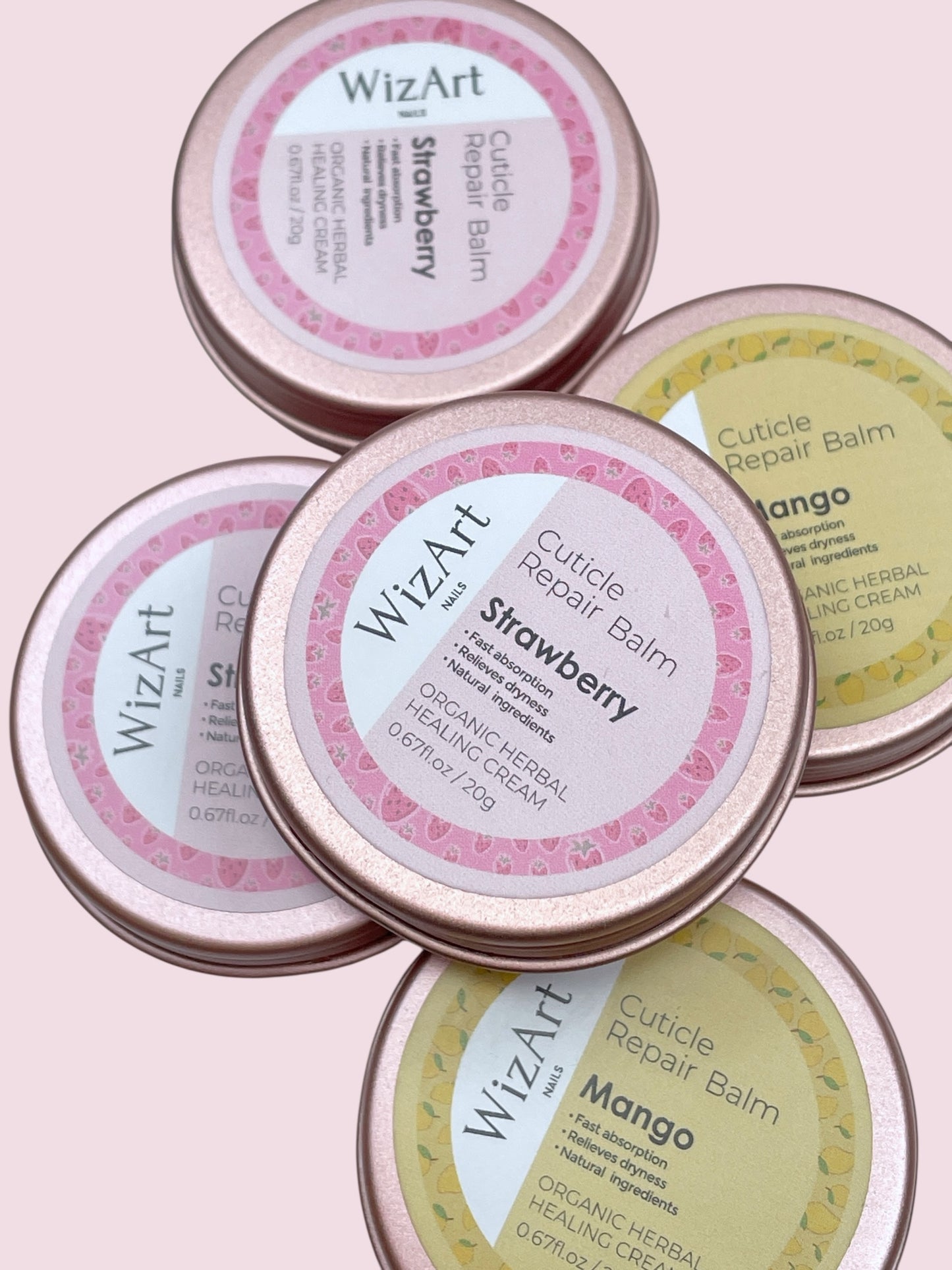 Organic Herbal Cuticle & Nail Repair Balm: Fast Absorption, Natural Healing