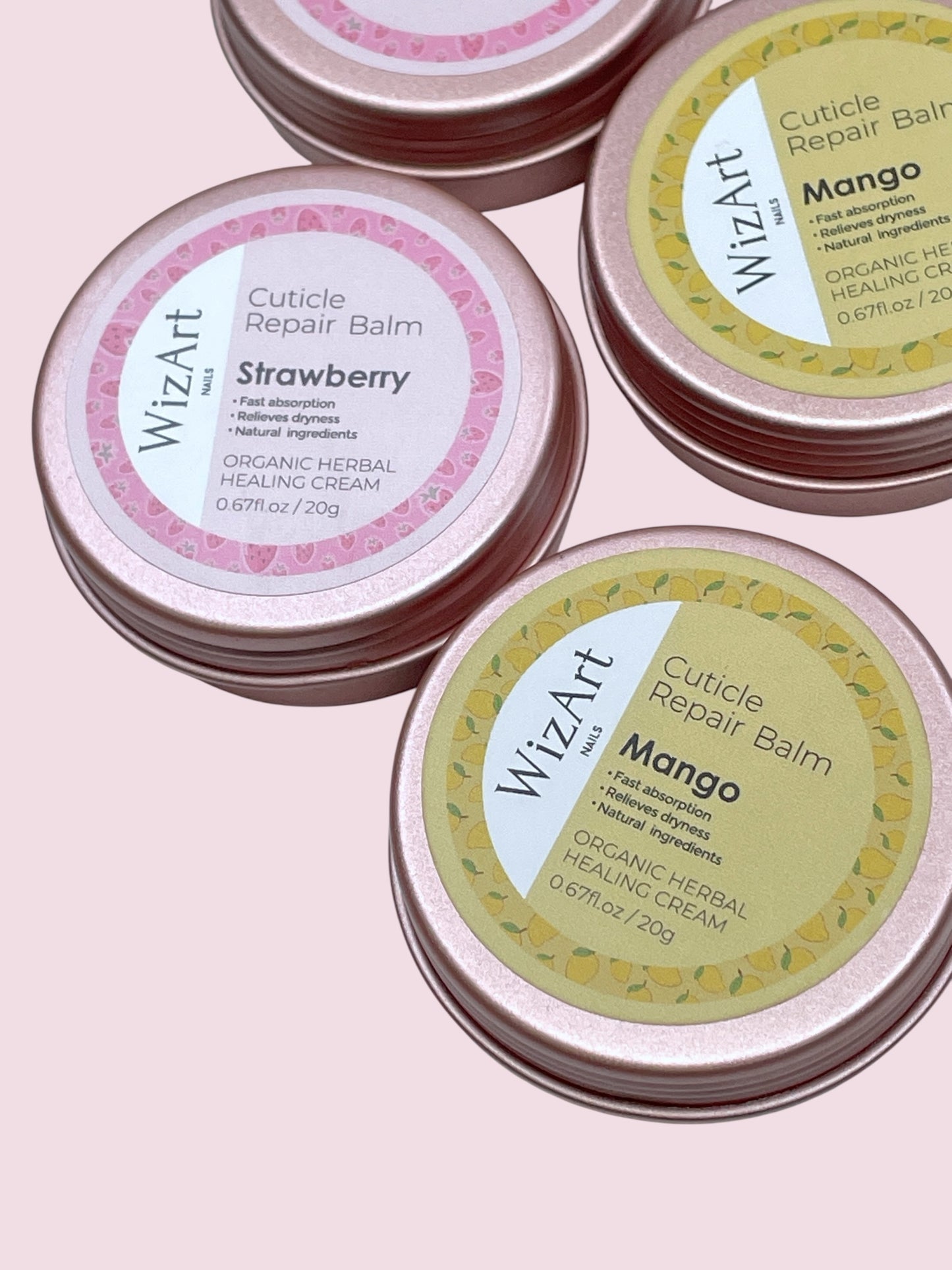 Organic Herbal Cuticle & Nail Repair Balm: Fast Absorption, Natural Healing