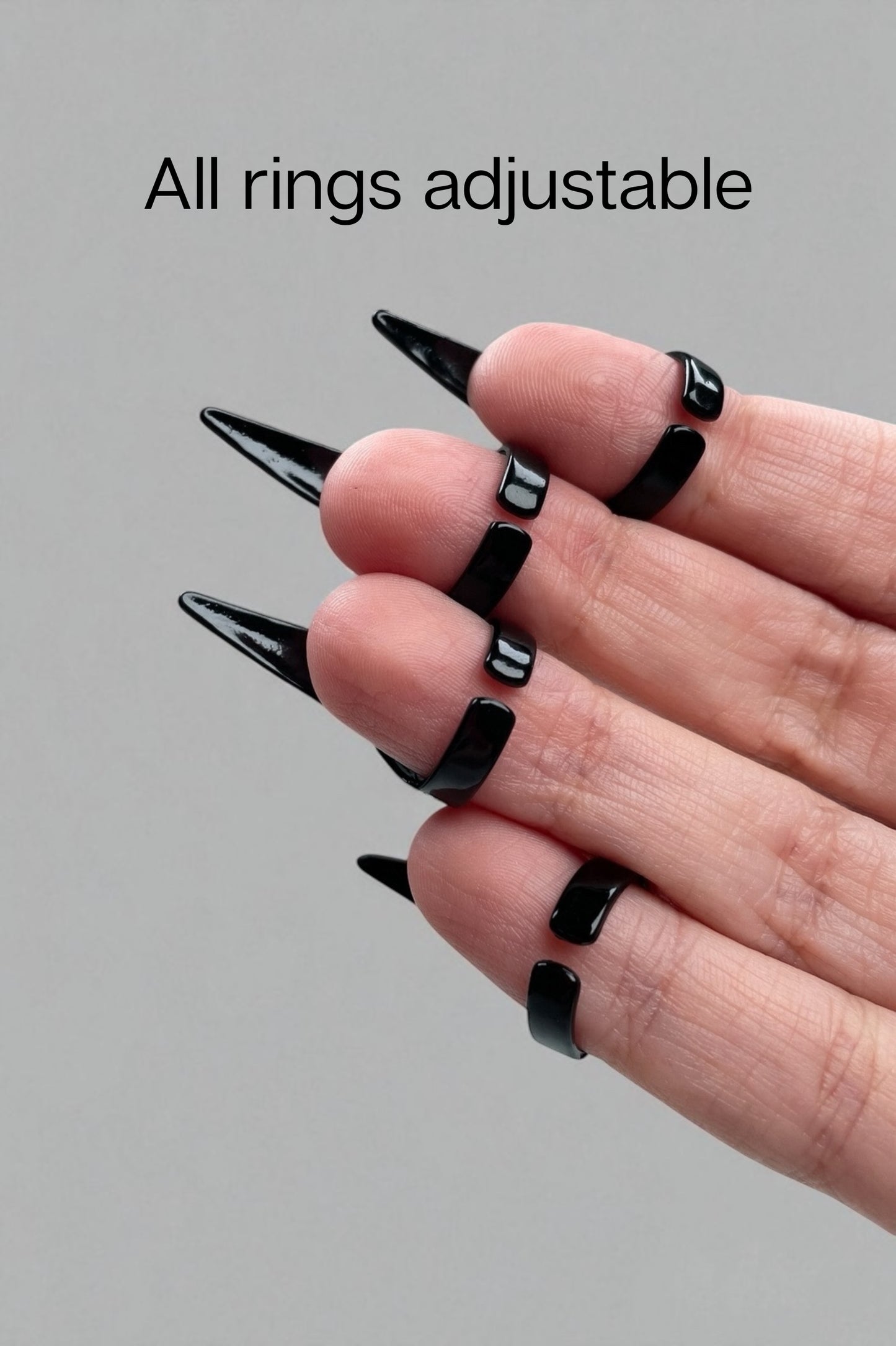Nail Finger Claws – Adjustable Gothic Claw Ring for Cosplay