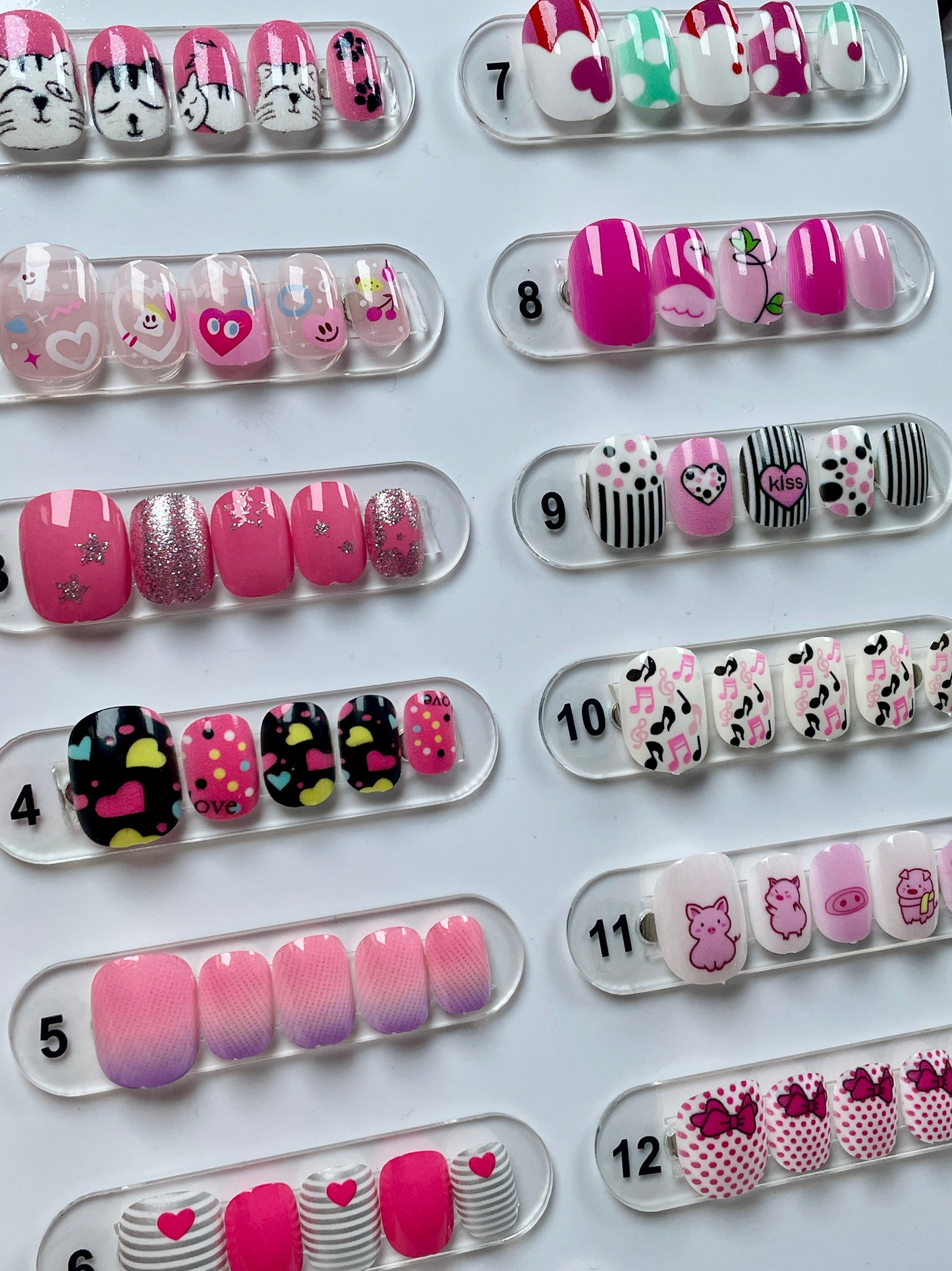 Mommy & Me Mystery Press On Nails Box: Handmade Reusable Nail Sets. Surprise box.