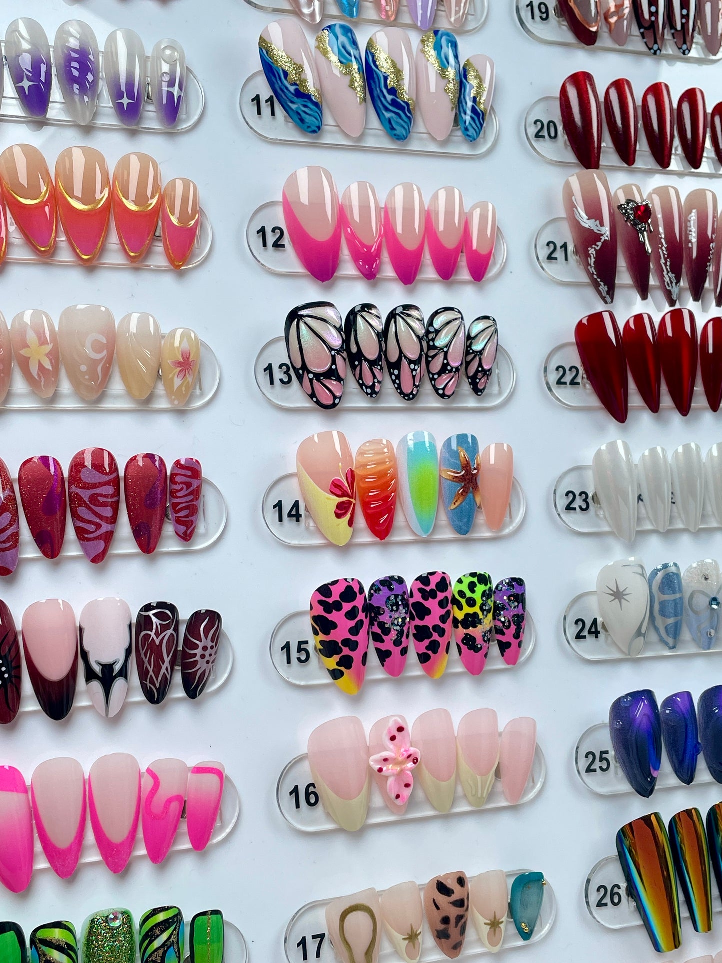 Mommy & Me Mystery Press On Nails Box: Handmade Reusable Nail Sets. Surprise box.
