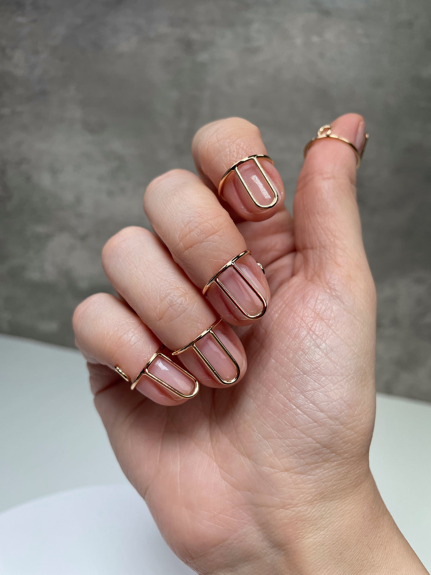 Wudu Nail Ring - Adjustable Ring for Press On Nails