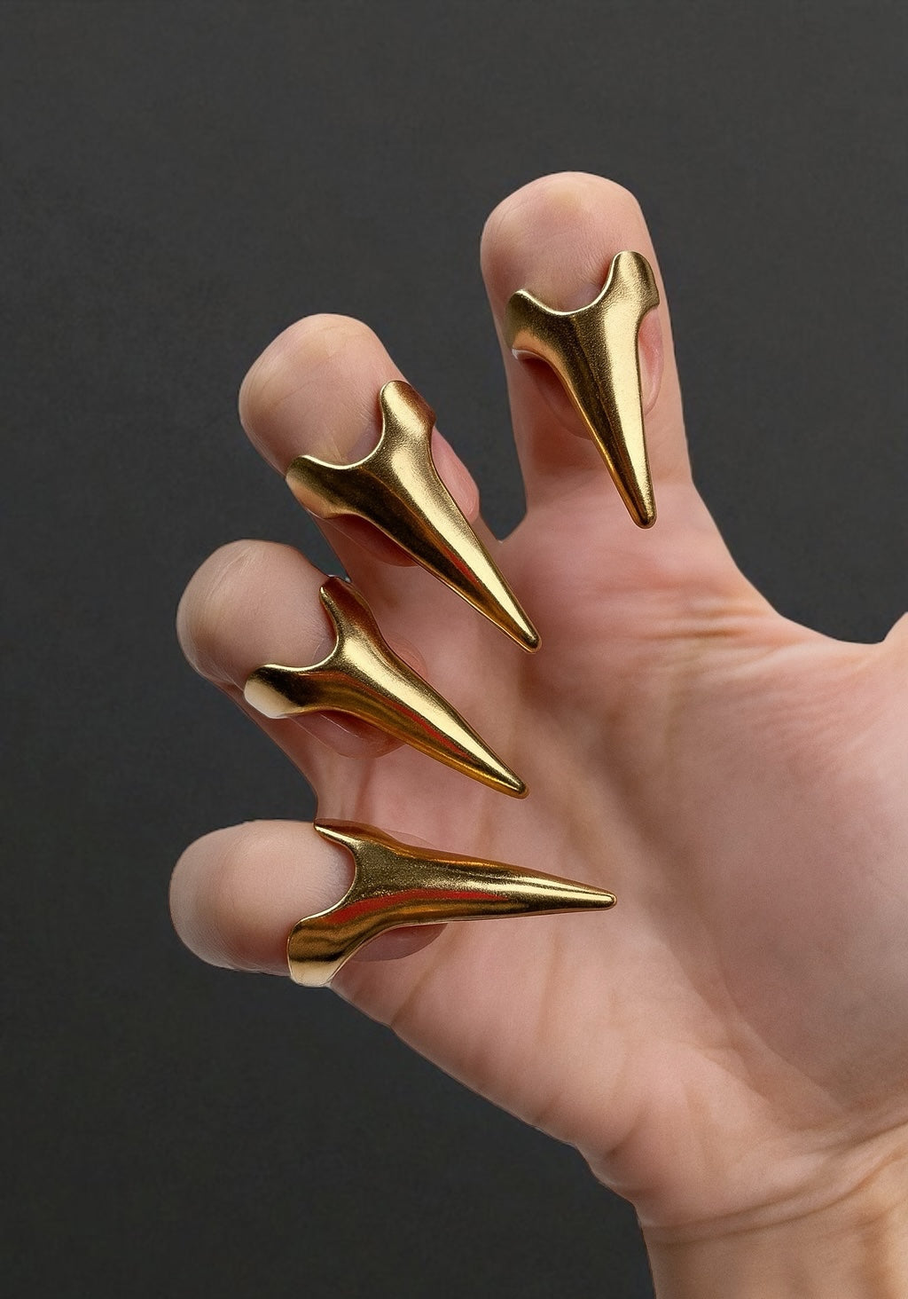 Nail Finger Claws – Adjustable Gothic Claw Ring for Cosplay