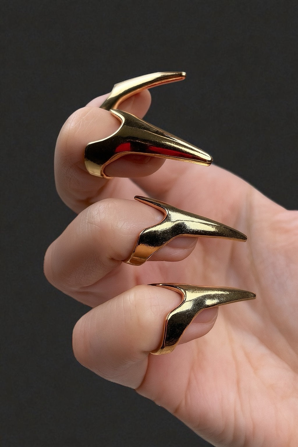 Nail Finger Claws – Adjustable Gothic Claw Ring for Cosplay