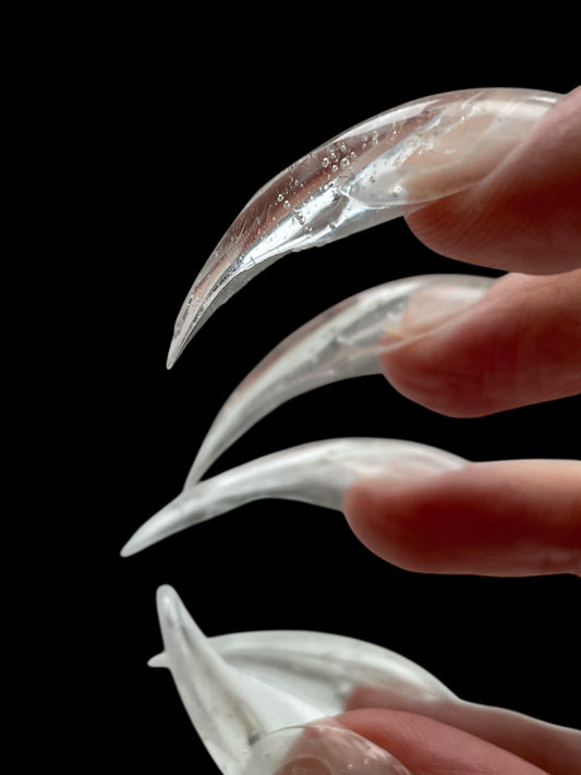 Clear Claw Press-On Nails: Witchcore Cosplay Acrylic Claws